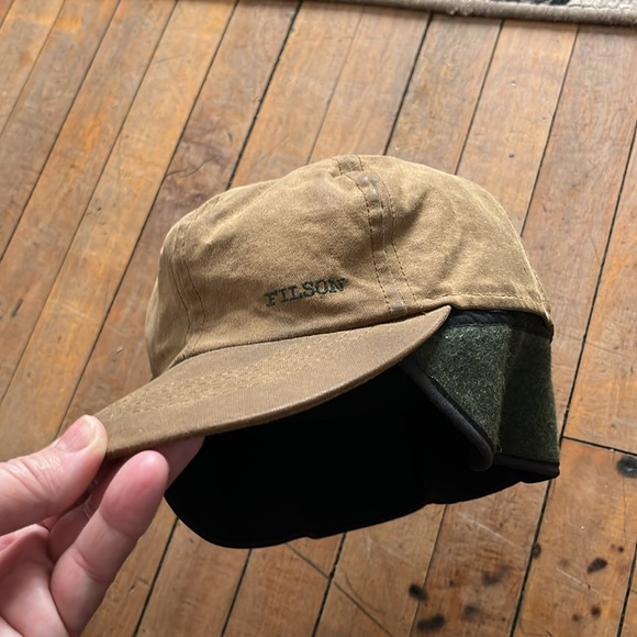 Filson Other - Vintage Folsom waxed leather, wool hat